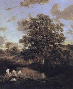 John Crome The Poringland Oak oil